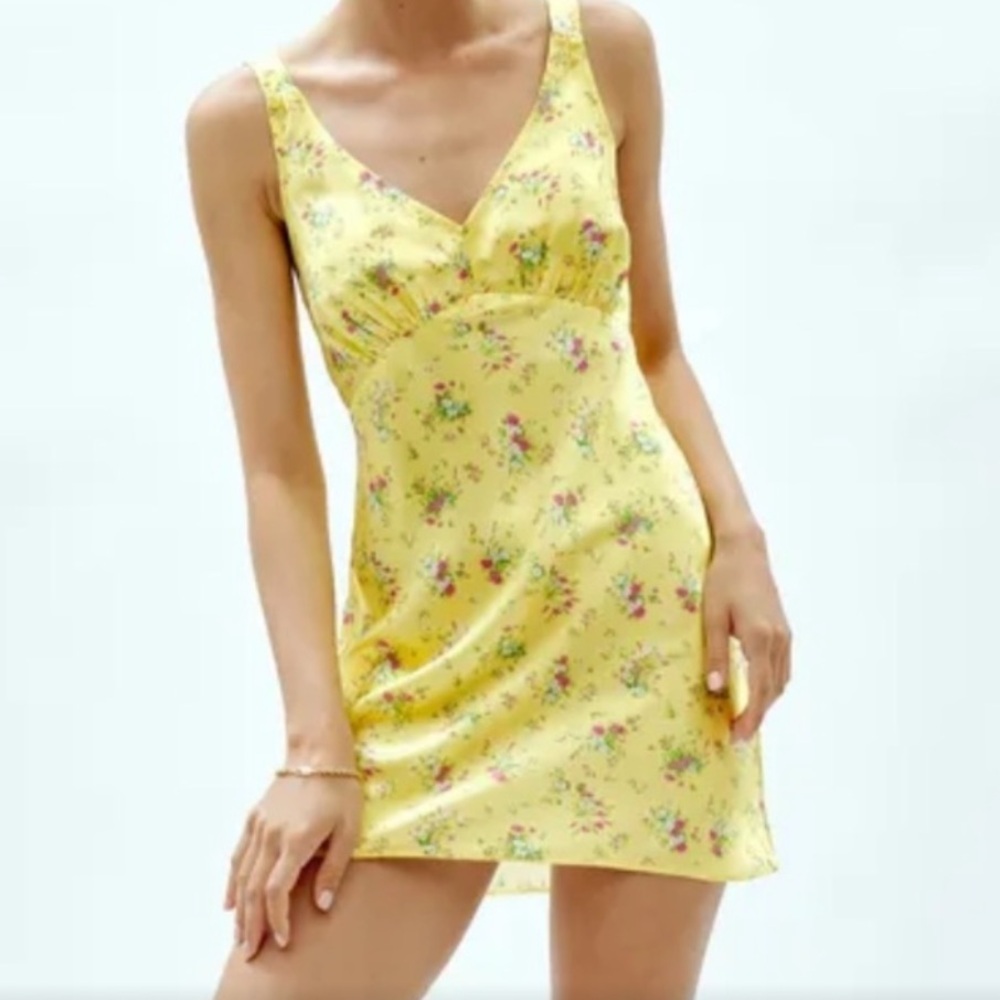 Floral reformation Ellery dress 100% silk slip